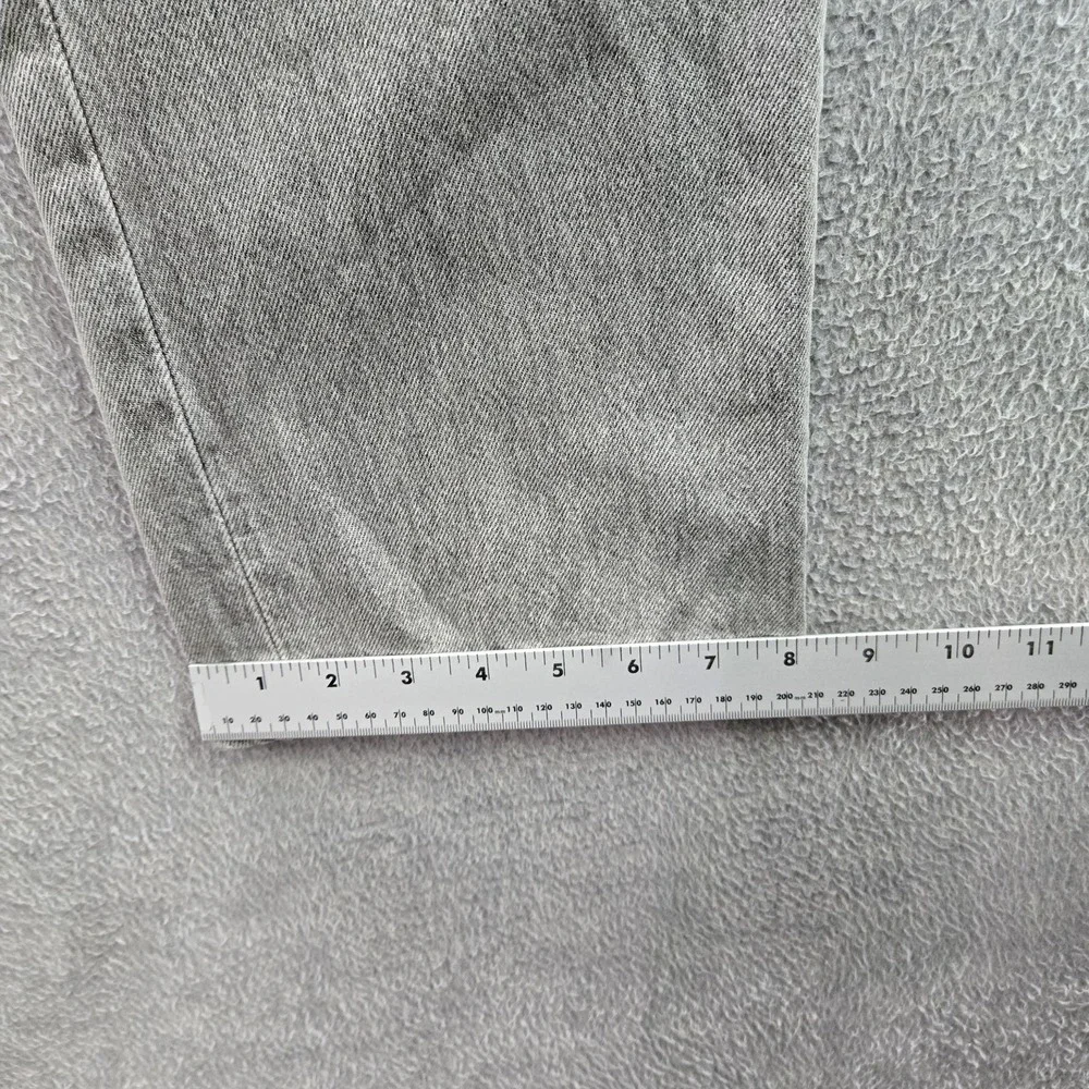 Levi's 551 z Men Jeans 32X34‎ Gray Denim Premium Authentic Straight Fit 30